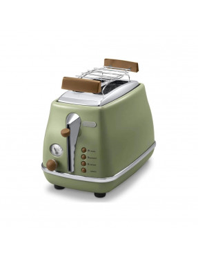 Delonghi DeLonghi CTOV 2103.BK Icona Vintage Toaster schwarz