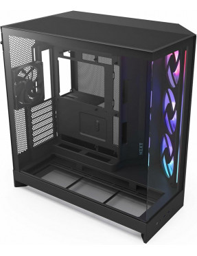 NZXT H9 Flow RGB (2025) All Black Midi Tower ATX Gaming Gehä