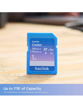 SanDisk Creator 128GB SD-UHS-II-Karte Speicherkarte bis zu 2