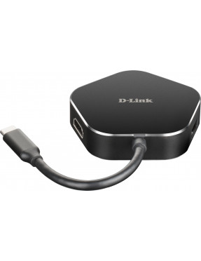 D-Link DUB-M420 4-In-1 USB-C Hub mit HDMI/USB-C Ladeanschlus