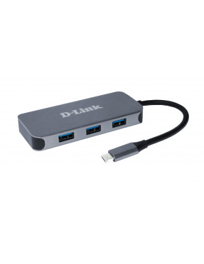 D-Link DUB-2335 6-in-1 USB-C-Hub mit HDMI/Gigabit-Ethernet/L