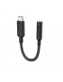 ALOGIC Elements Pro USB-C auf 3,5mm Audio Adapter 10cm schwa