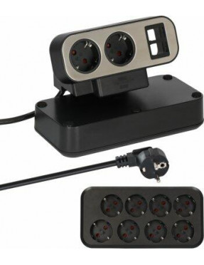 Brennenstuhl estilo Duplex Tischsteckdosenleiste 10-fach sch