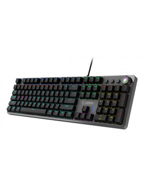 MSI Forge GK310 Kabelgebundene RGB Gaming Tastatur schwarz