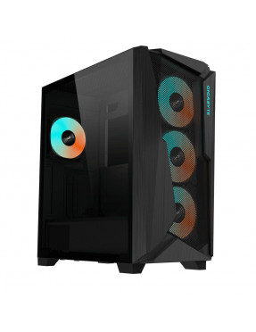 GIGABYTE GB-C301G-TYPE-C-V2 Midi Tower Gaming Gehäuse mit Si