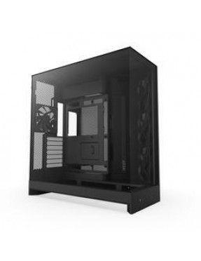 NZXT H9 Flow (2025) All Black Midi Tower ATX Gaming Gehäuse 