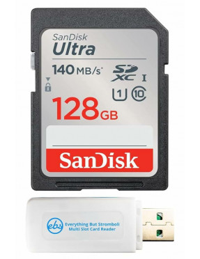 SanDisk Ultra 128 GB SDXC Speicherkarte (2022) bis 140 MB/s,
