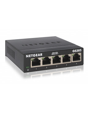 Netgear GS305-300PES 5-Port Gigabit Switch mit Metallgehäuse