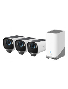 Eufy Security eufyCam S3 Pro 3-Kameras + HomeBase 3 Set