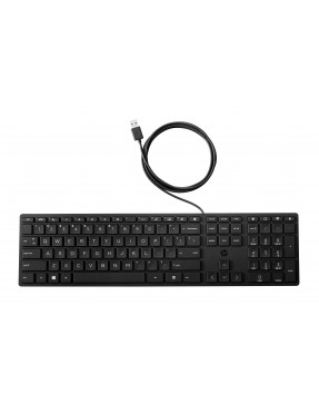 HP 320K Tastatur Schwarz - USB-A, für mehr Produktivität im 