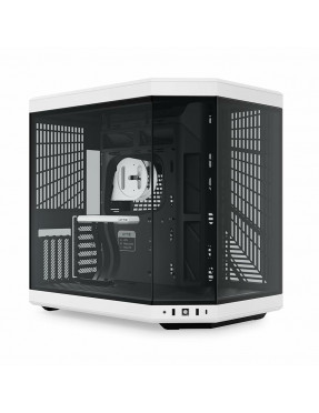 Hyte HYTE Y70 Zweikammer ATX Midi Tower Gaming Gehäuse Schwa
