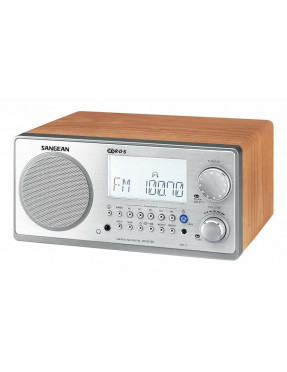 SANGEAN Sangean WR-8 Portables FM-Radio Echtholz-Gehäuse Mit