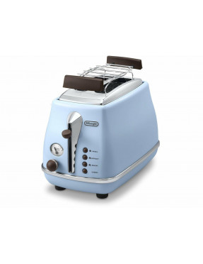 Delonghi DeLonghi CTOV 2103.AZ Icona Vintage Toaster blau