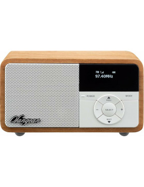 SANGEAN Sangean DDR-7X Portables DAB Radio Helles Holz