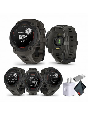 Garmin INSTINCT E schwarz 45mm Multisport Smartwatch 22mm We