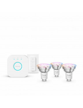 Philips Hue Essential Starter Kit: Hue Bridge + 3 Essential 