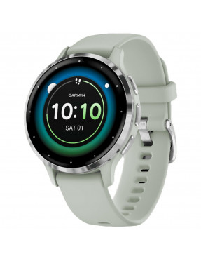 Garmin Venu® 3S Salbeigrau/Silber mit Schnellwechsel-Silikon