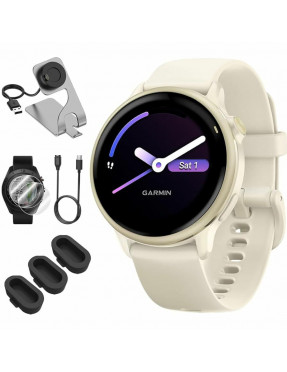 Garmin vivoactive® 6 Bone/Lunargold Aluminium