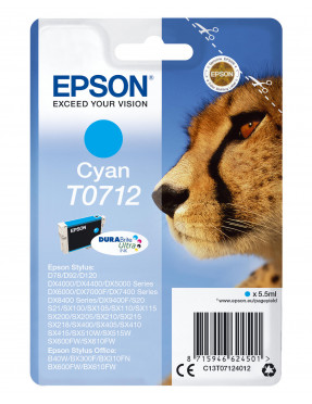 Epson Tinte cyan T0712