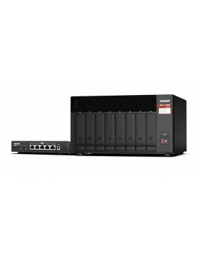 QNAP TS-873A-SW5T TS-873A-8G NAS System + QSW-1105-5T Switch