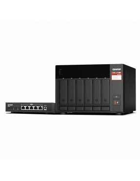QNAP TS-673A-SW5T TS-673A-8G + QSW-1105-5T 2,5 GbE Switch