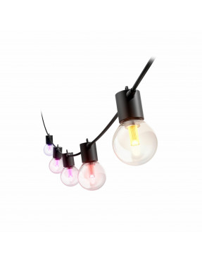 Philips Hue Festavia Globe Außenlichterkette, White and Colo