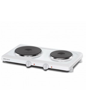 Rommelsbacher THL 2597 Doppelkochplatte 2500W weiß feueremai