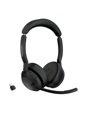 Jabra Evolve2 55 UC Stereo USB Headset schwarz USB-C