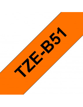 Brother TZe-B51 Schriftband stark klebend 24mm x 5m schwarz 