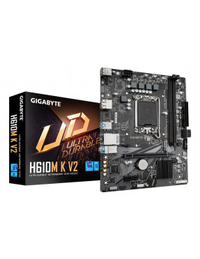 GIGABYTE H610M K V2 mATX Mainboard Sockel 1700 HDMI/DP