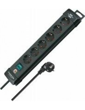 Brennenstuhl Premium-Line Steckdosenleiste 6-fach 3m schwarz