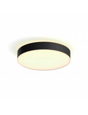 Philips Hue White Ambiance Enrave Deckenleuchte rund schwarz