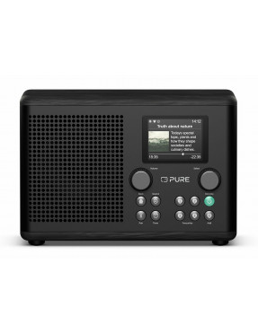 PURE Pure Classic H4i Digitalradio Kaffee Schwarz/Esche