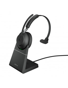 Jabra Evolve 2 65 MS Wireless Bluetooth Mono Headset  schwar