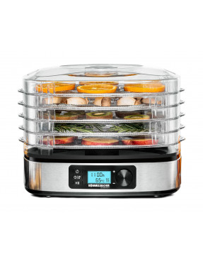 Rommelsbacher DA 350 Dörrautomat Edelstahl/schwarz 5 Etagen,