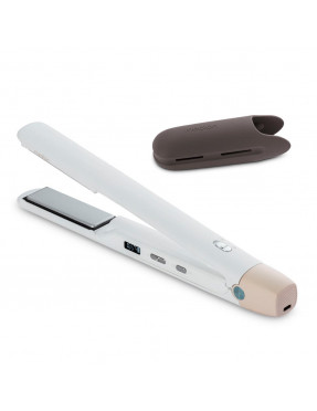 Medion HS2 kabelloses Glätteisen weiß