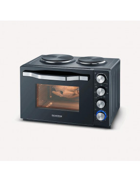 SEVERIN Severin TO 2074 Back und Toastofen mit 2 Kochplatten