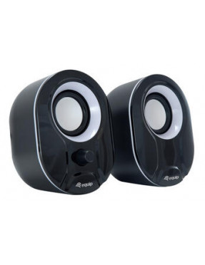Equip EQUIP 245333 Stereo-2.0-Lautsprecher, Black/White [Sch