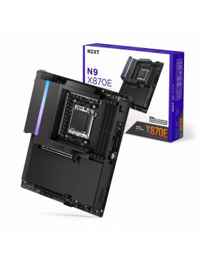 NZXT N9 X870E ATX Mainboard Sockel AM5 WIFI7/USB4 schwarz
