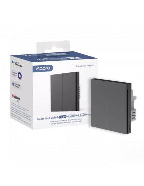 Aqara Smart Wall Switch H1 (With Neutral, Double Rocker) gra