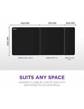NZXT Elite Premium Mauspad XL (750x400mm) schwarz