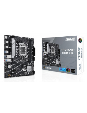 ASUS PRIME B760M-R D4 mATX Mainboard Sockel 1700 HDMI/USB-A