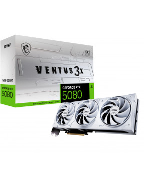 MSI GeForce RTX 5080 16G VENTUS 3X OC WHITE 16GB GDDR7 Grafi