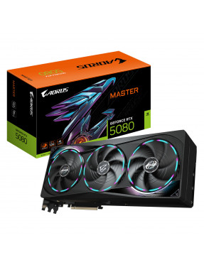 GIGABYTE AORUS GeForce RTX 5080 MASTER 16G Grafikkarte HDMI/
