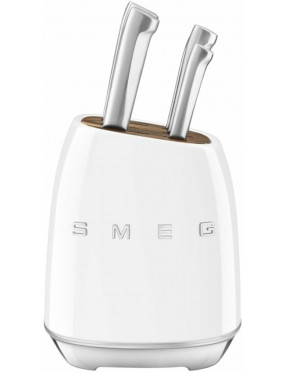 SMEG Smeg Messerblock Set 50's Style 6 tlg. Weiß