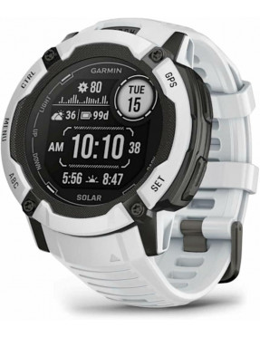 Garmin INSTINCT 2X Solar Multisport-Smartwatch steinweiß