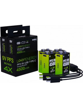 Verico International Co. Verico Loop Energy 2-Pack 9V Block-