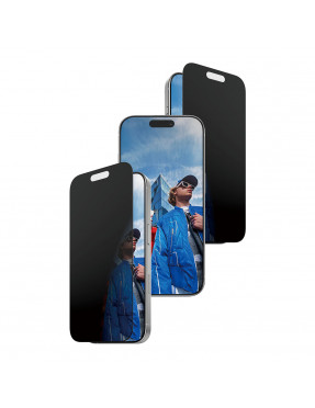 PanzerGlass ® Privacy Displayschutz m. Schwarz Rahmen iPhone