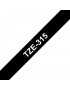 Brother TZe-315 Schriftband 6mm x 8m, weiß auf schwarz, selb