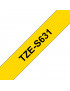 Brother TZe-S631 Schriftband, 12mm x 8m, schwarz auf gelb, s